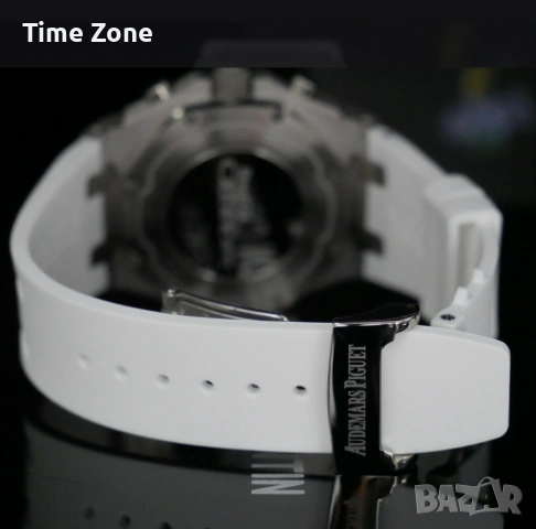Audemars Piguet Royal Oak Offshore 37mm Steel White Diamond Дамски Различни Цветове, снимка 5 - Дамски - 54047398