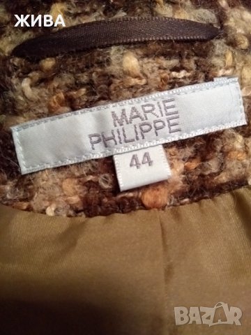 MARIE PHILIPPE дамско палто вълна, мохер и алпака, снимка 8 - Палта, манта - 38361351