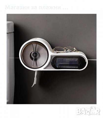 ДИСПЕНСЪР ЗА ТОАЛЕТНА ХАРТИЯ С ПОСТАВКА ЗА ТЕЛЕФОН И ЧЕКМЕДЖЕ - код 37500, снимка 8 - Други стоки за дома - 34120607