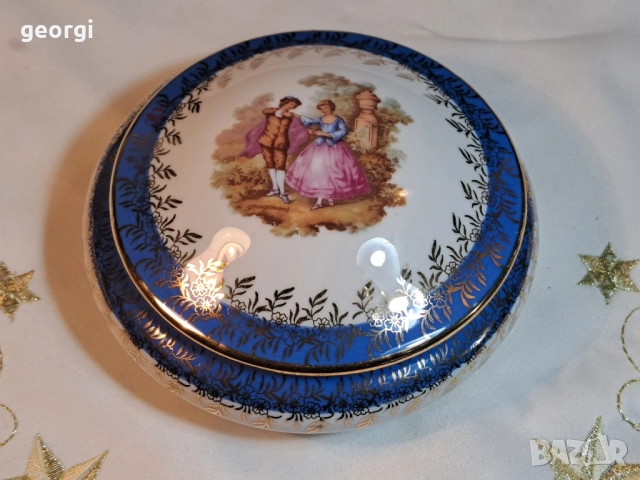 порцеланова бижутерка Limoges Ромео и Жулиета 29/5, снимка 2 - Колекции - 52518583