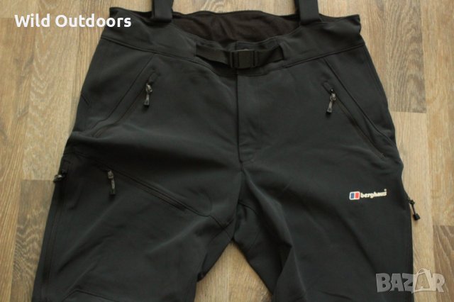 BERGHAUS - мъжки софтшел windstopper панталон, размер 34 (М-L), снимка 2 - Спортни дрехи, екипи - 42898050