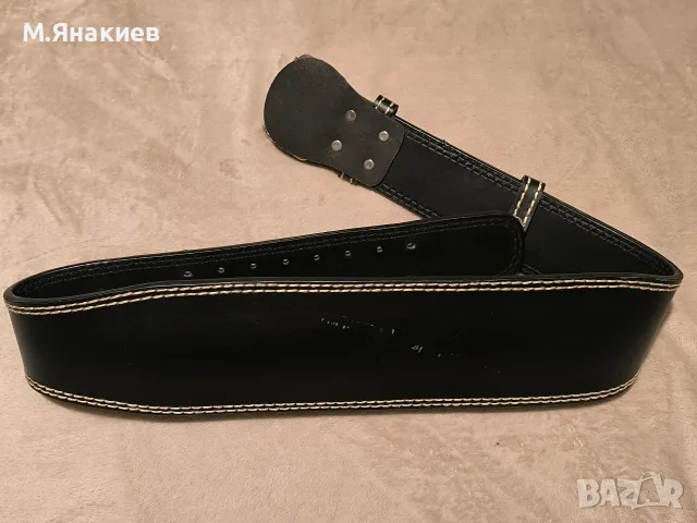Кожен колан за фитнес, снимка 4 - Спортна екипировка - 55891247