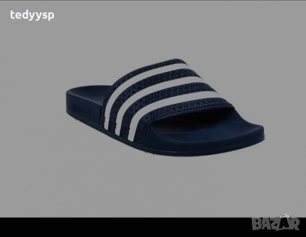 adidas - Adilette Bleumarin 288022, Мъжки, Син, снимка 2 - Джапанки - 36553287