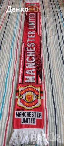 Manchester United / Манчестър Юнайтед аксесоари (шапка, шал, лента), снимка 6 - Фен артикули - 50699498