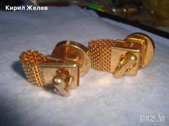 ДВЕ ЕДИНИЧНИ СТАРИ ПОЗЛАТЕНИ ВИНТИДЖ БУТОНЕЛИ РЯДЪК МОДЕЛ 22903, снимка 4 - Антикварни и старинни предмети - 37635335