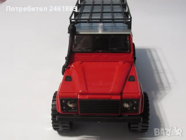 Много запазен Land Rover, около 1/18. Колекционерска количка, снимка 7 - Колекции - 49699041