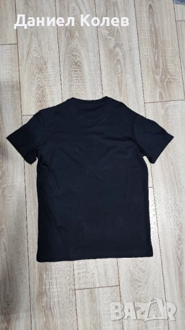 Calvin Klein мъжка черна  тениска – оригинал, с етикет, М размер, снимка 4 - Тениски - 51104148