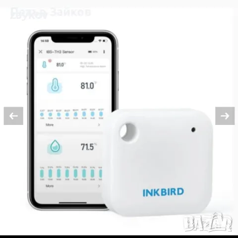 Термометър Хигрометър IBS-TH3 WIFI, снимка 2 - Друга електроника - 50172766