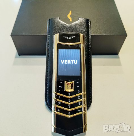 Телефон VERTU, луксозен мобилен телефон Верту, метален с кожа, телефон Vertu Signature S, снимка 2 - Vertu - 33099089