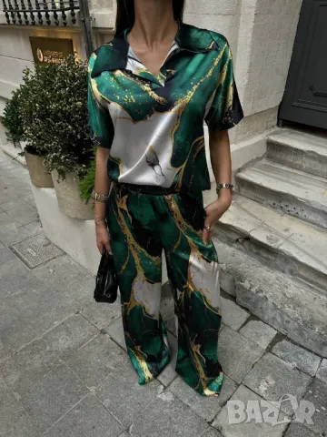 дамски комплекти със сатен , снимка 2 - Комплекти - 50343035