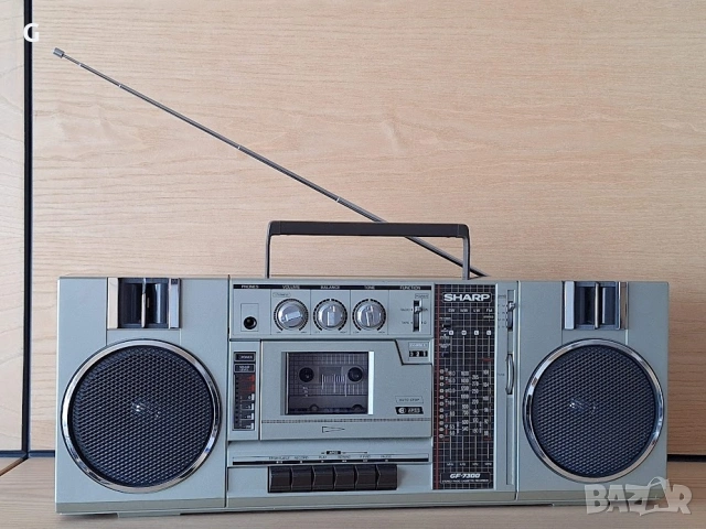 Стерео радиокасетофон Sharp GF-7300HG. Всичко работи, като нов!, снимка 5 - Радиокасетофони, транзистори - 53982022