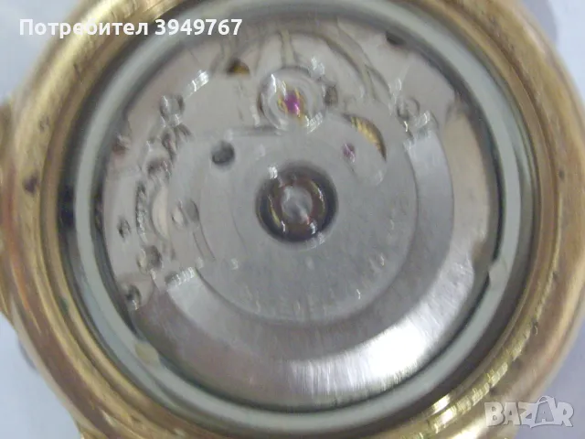 Стар позлатен мъжки часовник.Автоматик., снимка 5 - Мъжки - 50060067