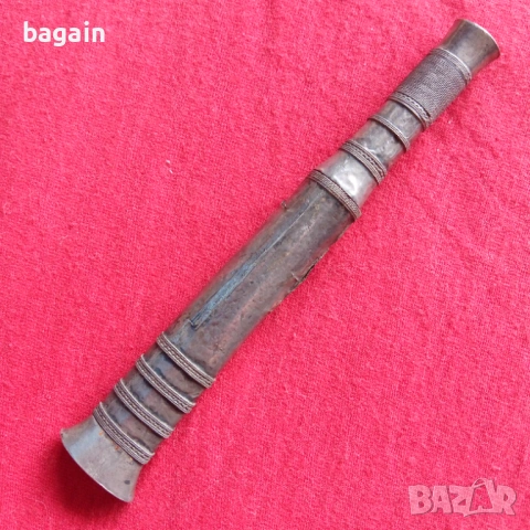 Сребърен нож, кама, ятаган., снимка 2 - Антикварни и старинни предмети - 54076194