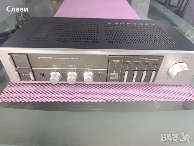 Усилвател PioneerSA-550 , снимка 10 - Ресийвъри, усилватели, смесителни пултове - 55966539