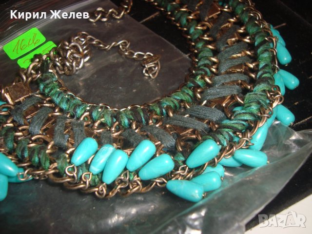 ZARA МАРКОВА РАЗКОШНА ОГЪРЛИЦА ЗАРА РЪЧНА ИЗРАБОТКА 16900, снимка 15 - Колиета, медальони, синджири - 30711760