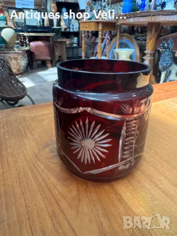 Кристална захарница Bohemia №6659 , снимка 5 - Антикварни и старинни предмети - 49643955