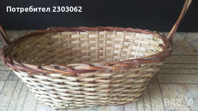 Плетена кошница, снимка 3 - Други - 42063895