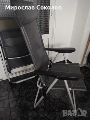 сгъваем алуминиев стол с 5 позиции на облегалката 2 бр., снимка 5 - Градински мебели, декорация  - 52678558