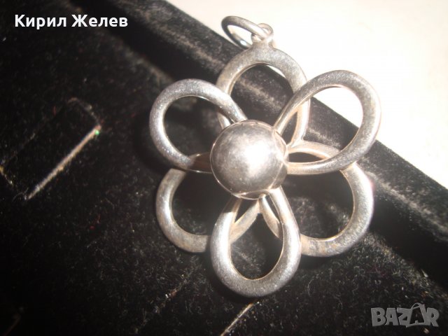 СРЕБЪРНО ЦВЕТЕ КРАСИВ МЕДАЛЬОН 19445, снимка 9 - Колиета, медальони, синджири - 31594587
