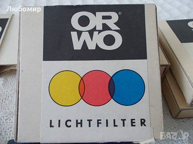 Син филтър Lichtfilter ORWO 75/75 mm, снимка 2 - Медицинска апаратура - 32051269