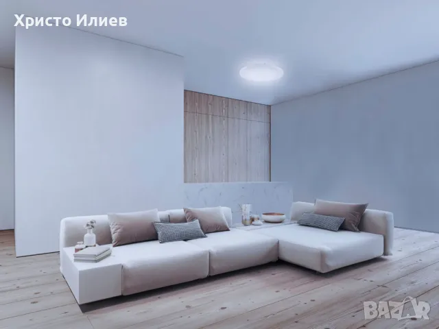 LED плафон лампа Димируема лампа ефект звездно небе 76 см таймер с дистанционно, снимка 7 - Лед осветление - 47617655