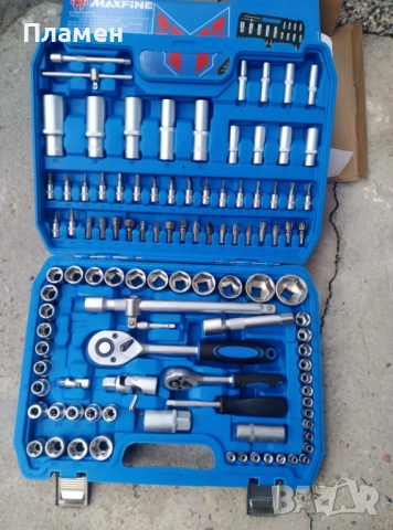 Куфар с инструменти Гидория 108 части хром ванадий MAXFINE