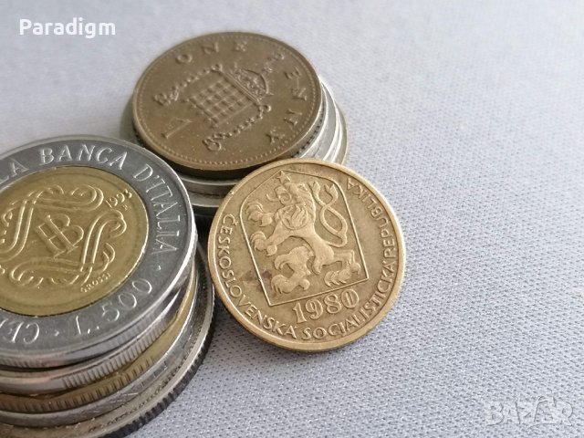 Монета - Чехословакия - 20 хелера | 1980г., снимка 2 - Нумизматика и бонистика - 40379908