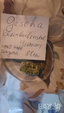 Gescha, Reinbach kristal hand made gondola 🇩🇪 Germany , снимка 2 - Декорация за дома - 48133975