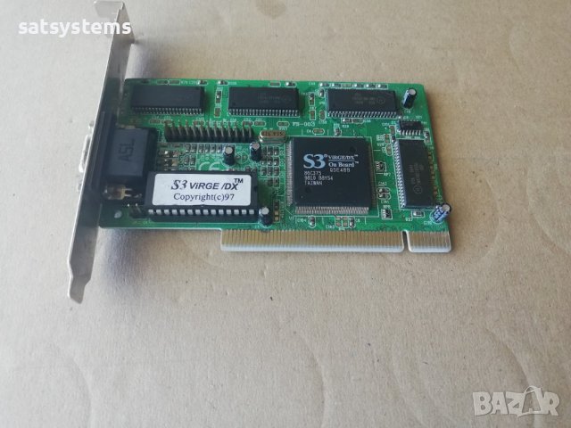 Видео карта S3 Virge/DX 2MB PCI, снимка 5 - Видеокарти - 37254142