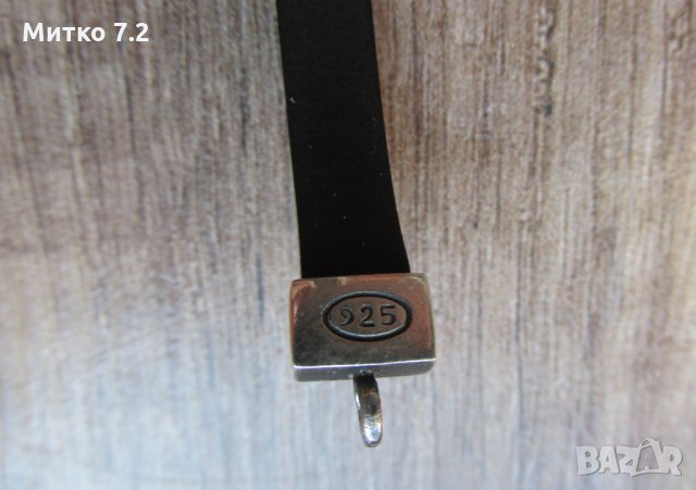 сребърна гривна - 26, снимка 6 - Гривни - 32107490