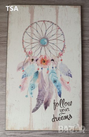 Декоративно пано картина - Капан за сънища , снимка 2 - Декорация за дома - 40505769
