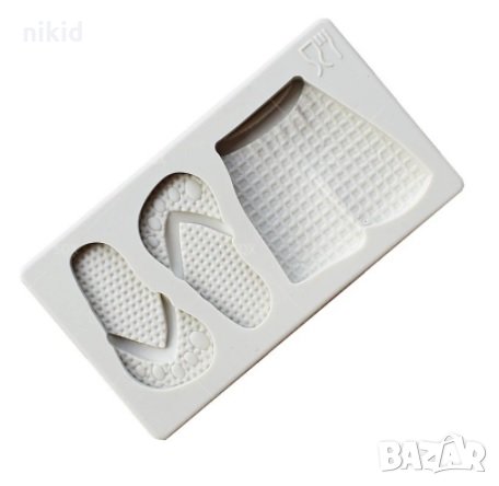 Джапанки шорти силиконов молд форма за украса торта с фондан шоколад