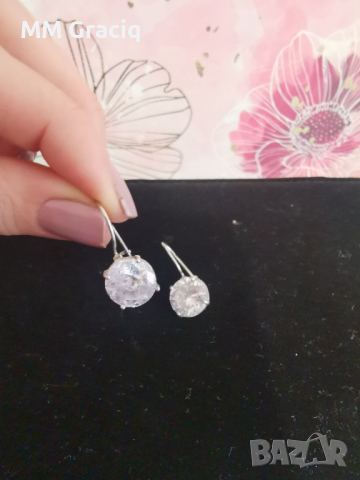 Сребърни обеци 