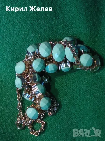 ЕФЕКТНА ЗЛАТИСТА ВИНТИДЖ АРТ СТИЛ ОГЪРЛИЦА КОЛИЕ 47326, снимка 14 - Колиета, медальони, синджири - 47309100