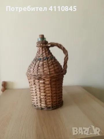 Плетена дамаджана 3л., снимка 5 - Декорация за дома - 49109549