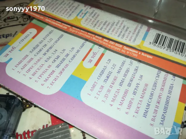за теб...пайнер 2004 оригинална касета 2504251300, снимка 7 - Аудио касети - 50032067