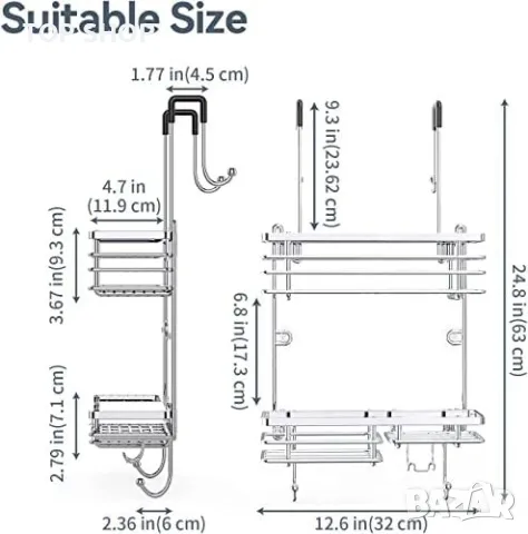 Нов Органайзер Рафт за съхранение Организатор кухня дом баня закачалка, снимка 2 - Други стоки за дома - 49956867