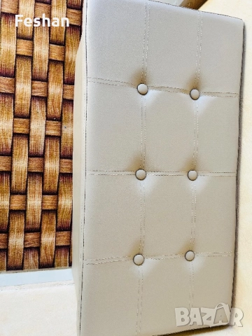 Кожена Табуретка, снимка 5 - Дивани и мека мебел - 51512655