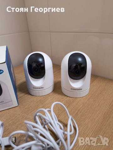 2 броя Камера за наблюдение Cinnado D1, 3MP, 2K,