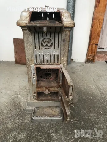 Винтидж печка на дърва и въглища Вулкань, снимка 8 - Отоплителни печки - 47656560