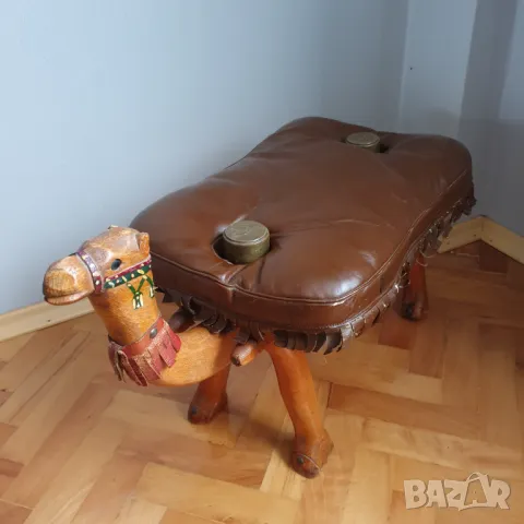 Стара египетска табуретка камила, снимка 6 - Антикварни и старинни предмети - 49154870