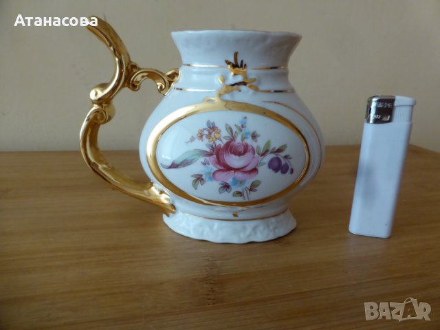 Чешка порцеланова каничка за минерална вода Карлови Вари 1978 г, снимка 11 - Антикварни и старинни предмети - 44424176