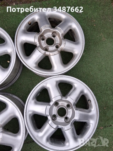 15цола заVw 4×100 6J ×15 ет43 ц.57.1мм , снимка 3 - Гуми и джанти - 54257121