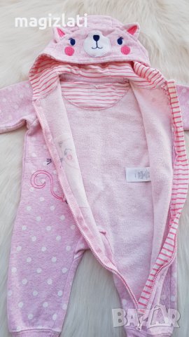 Ватиран ромпър за бебе 3-6 месеца, снимка 4 - Бебешки гащеризони - 34498557