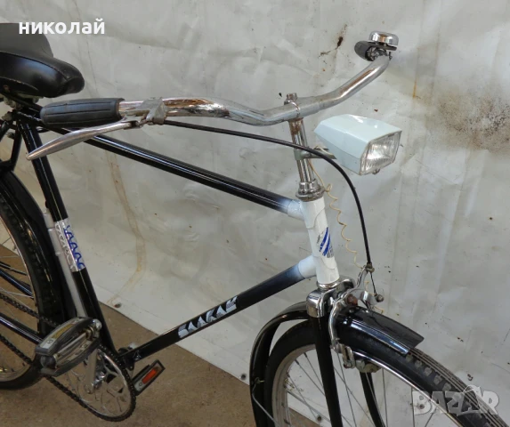 Ретро велосипед марка Балкан 28 " произведен през 1978 година в Н. Р. България  гр. Ловеч ВМЗ, снимка 4 - Велосипеди - 50645531