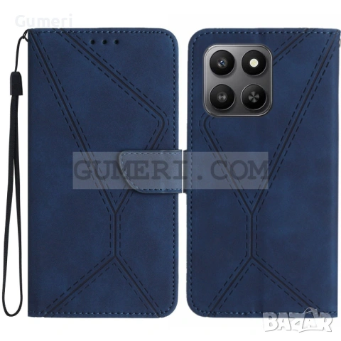 Тефтер "Stitch" за Huawei Honor X7d, снимка 6 - Калъфи, кейсове - 53258930