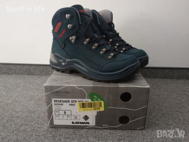 Lowa Боти Renegade GTX Mid W, 38 EU, снимка 3 - Дамски боти - 48293975