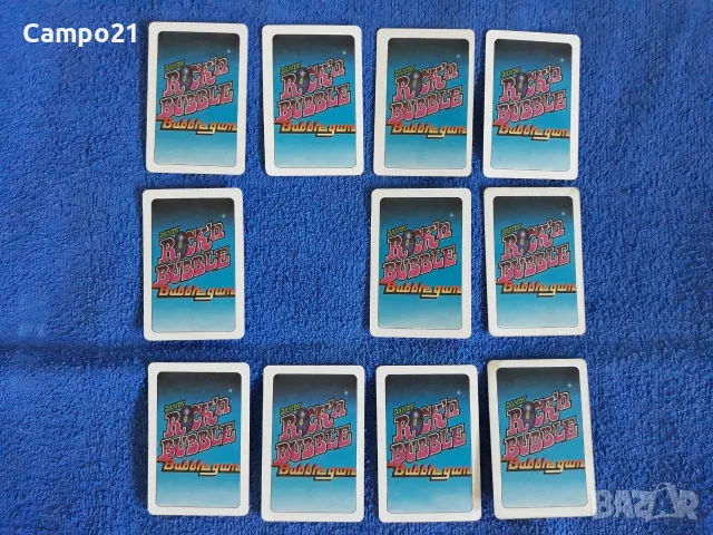 52 от 56 Dandy Rock 'n Bubble Cards 1986 г. + 44 от 54 Dandy Bubble Gum Euro Football Cards 1988 г., снимка 5 - Колекции - 56041630