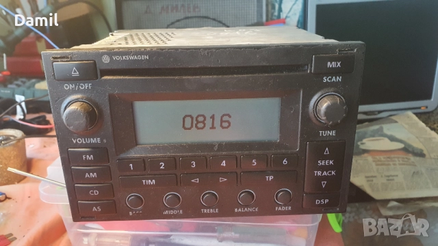 плеър,CD vw  (passat b5.5,golf 4 след 2002, шаран Поло ), снимка 4 - Части - 52665952