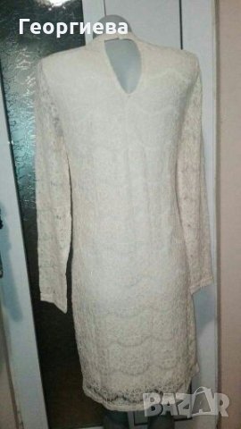 Стилна дантелена дълга рокля👗🍀S,S/M👗🍀арт.874, снимка 3 - Рокли - 30593979